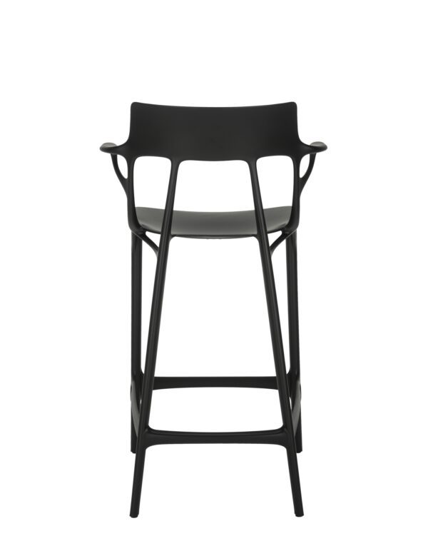 Tabouret hauteur plan de travail A.I 49x55x H 98 cm Kartell  - noir – Image 4