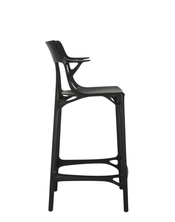 Tabouret hauteur plan de travail A.I 49x55x H 98 cm Kartell  - noir – Image 3