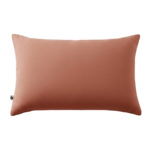 Taie d’oreiller 50 x 70 cm en gaze de coton unie GAÏA - L'effet papillon - terracotta