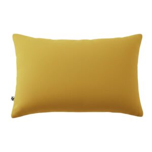 Taie d’oreiller 50 x 70 cm en gaze de coton unie GAÏA - L'effet papillon - safran