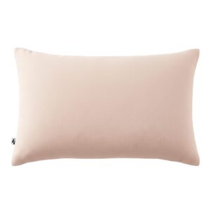 Taie d’oreiller 50 x 70 cm en gaze de coton unie GAÏA - L'effet papillon - guimauve