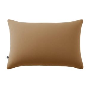 Taie d’oreiller 50 x 70 cm en gaze de coton unie GAÏA - L'effet papillon - camel