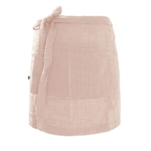 Tablier serveur 45x80 cm en gaze de coton unie GAÏA - L'effet papillon - guimauve
