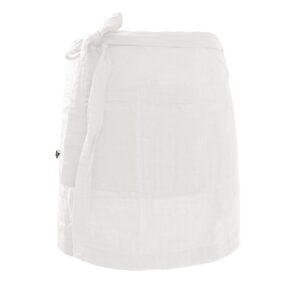 Tablier serveur 45x80 cm en gaze de coton unie GAÏA - L'effet papillon - chantilly