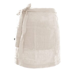 Tablier serveur 45x80 cm en gaze de coton unie GAÏA - L'effet papillon - pampa