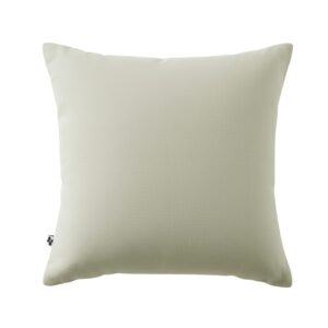 Taie d’oreiller 60 x 60 cm en gaze de coton unie GAÏA - L'effet papillon - vert d'eau