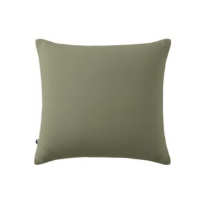 Taie d’oreiller 60 x 60 cm en gaze de coton unie GAÏA - L'effet papillon - romarin