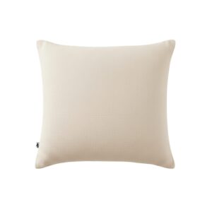 Taie d’oreiller 60 x 60 cm en gaze de coton unie GAÏA - L'effet papillon - pampa