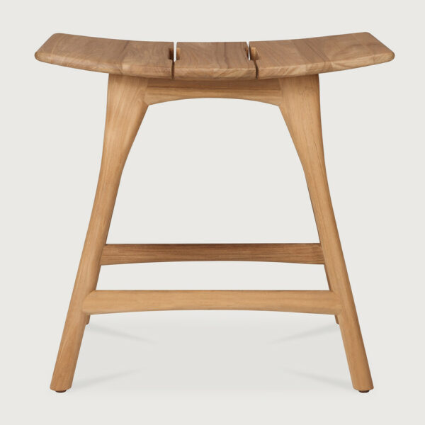 Tabouret Osso outdoor en teck - 50 x 33 x H 49 cm Ethnicraft