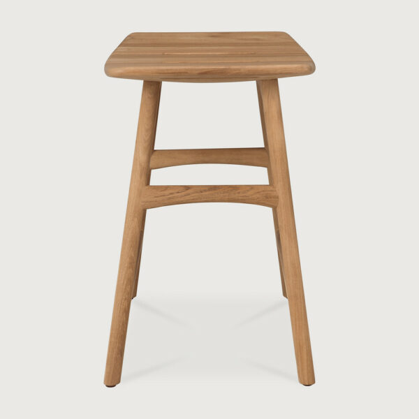 Tabouret Osso outdoor en teck - 50 x 33 x H 49 cm Ethnicraft – Image 7