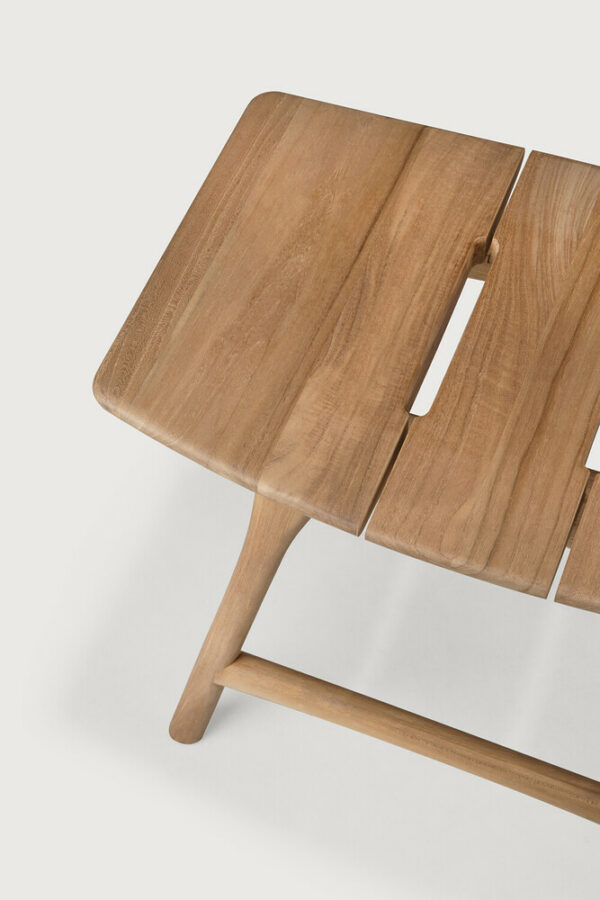 Tabouret Osso outdoor en teck - 50 x 33 x H 49 cm Ethnicraft – Image 5