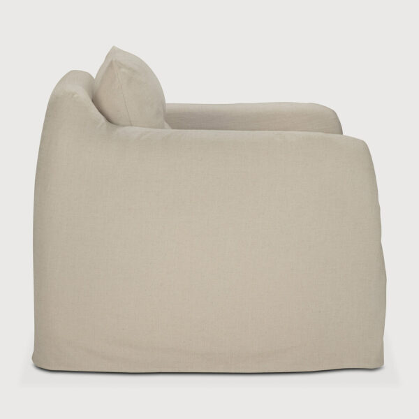 Fauteuil Weave - tissu Bone (Os) - 80x87x75 cm - Ethnicraft – Image 10