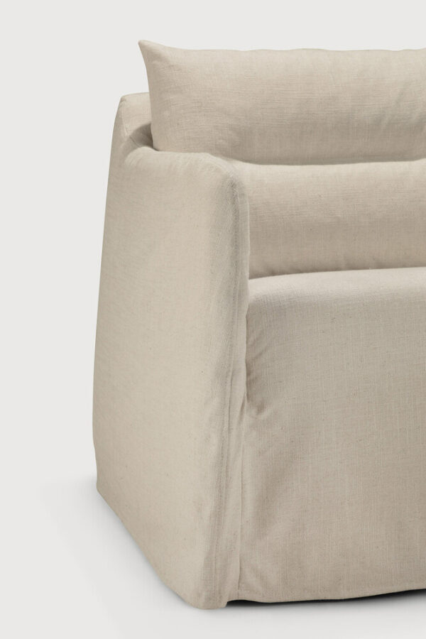 Fauteuil Weave - tissu Bone (Os) - 80x87x75 cm - Ethnicraft – Image 7