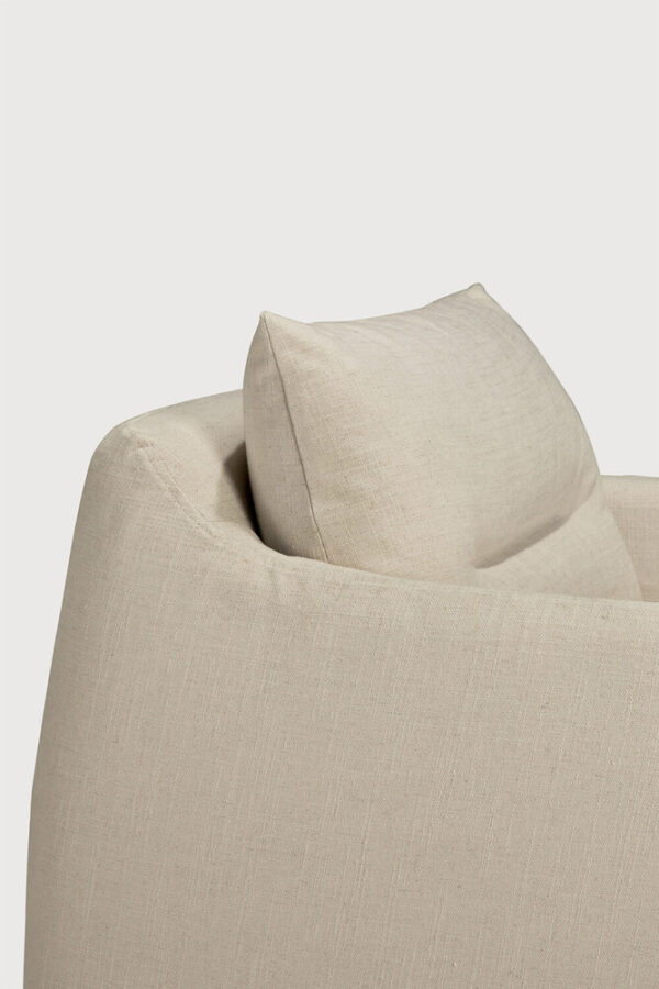 Fauteuil Weave - tissu Bone (Os) - 80x87x75 cm - Ethnicraft – Image 6