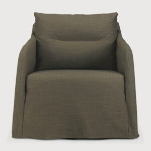Fauteuil Weave - tissu Green (vert) - 80x87x75 cm - Ethnicraft