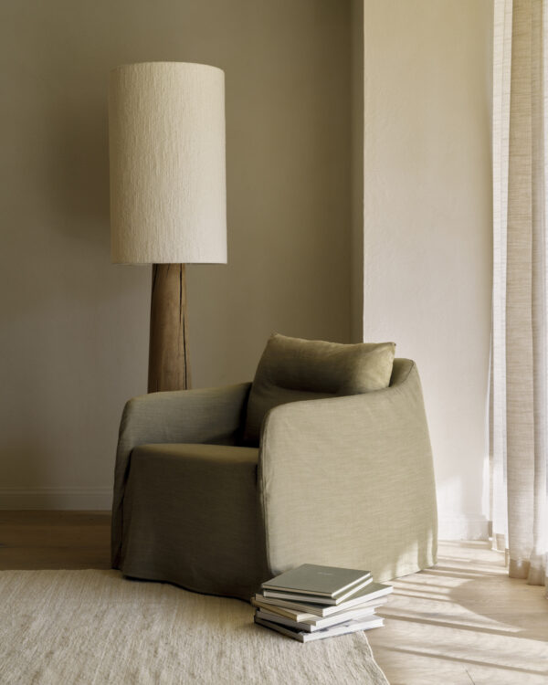 Fauteuil Weave - tissu Green (vert) - 80x87x75 cm - Ethnicraft – Image 3