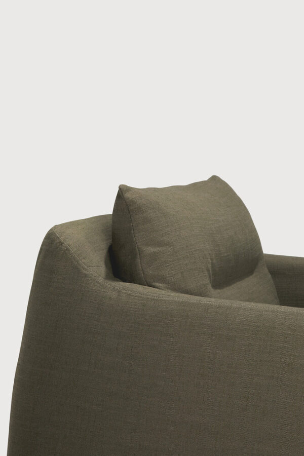 Fauteuil Weave - tissu Green (vert) - 80x87x75 cm - Ethnicraft – Image 6