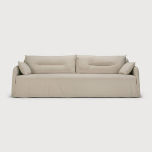 Canapé 3 places Weave - tissu Bone (Os) - 244x95x75 cm -Ethnicraft