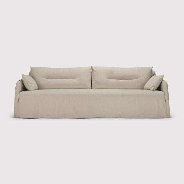 Canapé 3 places Weave - tissu Bone (Os) - 244x95x75 cm -Ethnicraft