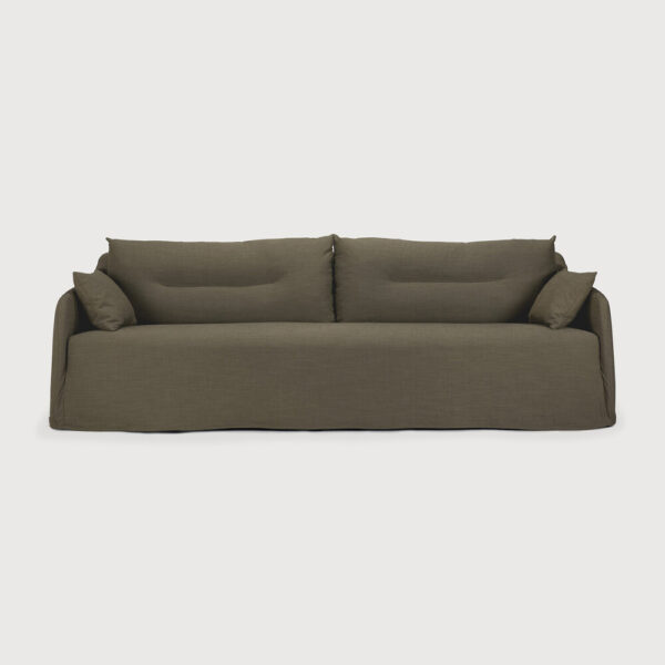 Canapé 3 places Weave - tissu Green (Vert) - 244x95x75 cm -Ethnicraft