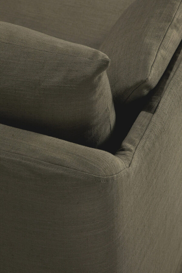 Canapé 3 places Weave - tissu Green (Vert) - 244x95x75 cm -Ethnicraft – Image 5