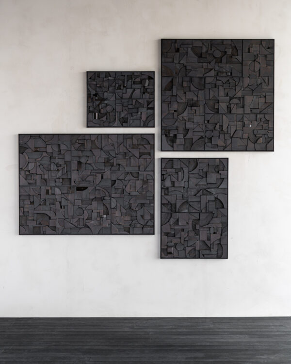 Décoration murale Briques marron - 90 x 60 cm Ethnicraft – Image 9