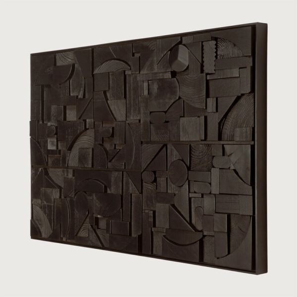 Décoration murale Briques noire - 90 x 60 cm Ethnicraft – Image 3