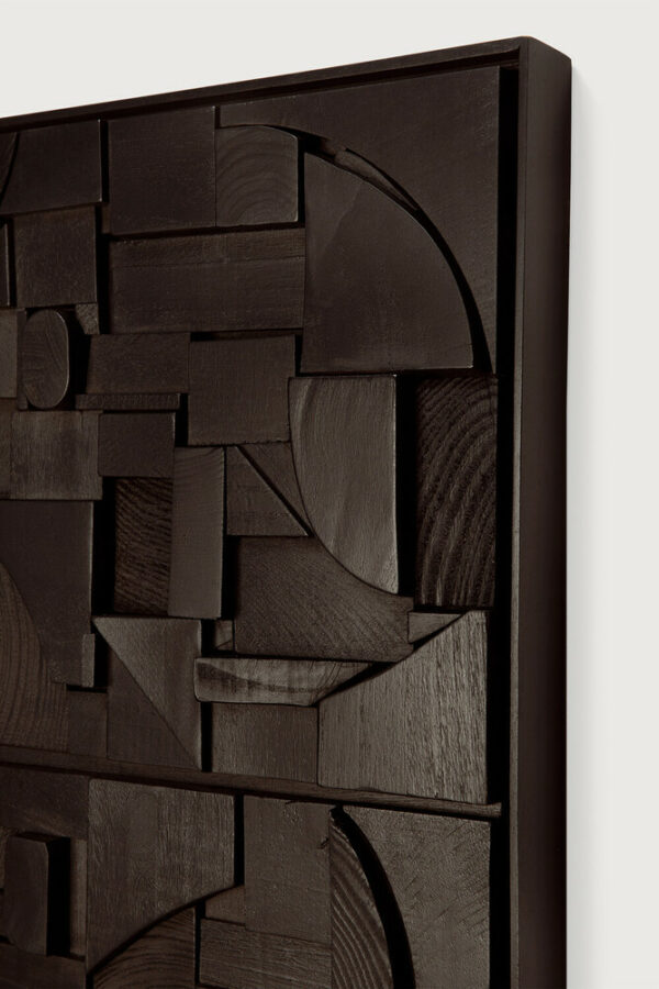 Décoration murale Briques noire - 90 x 60 cm Ethnicraft – Image 4