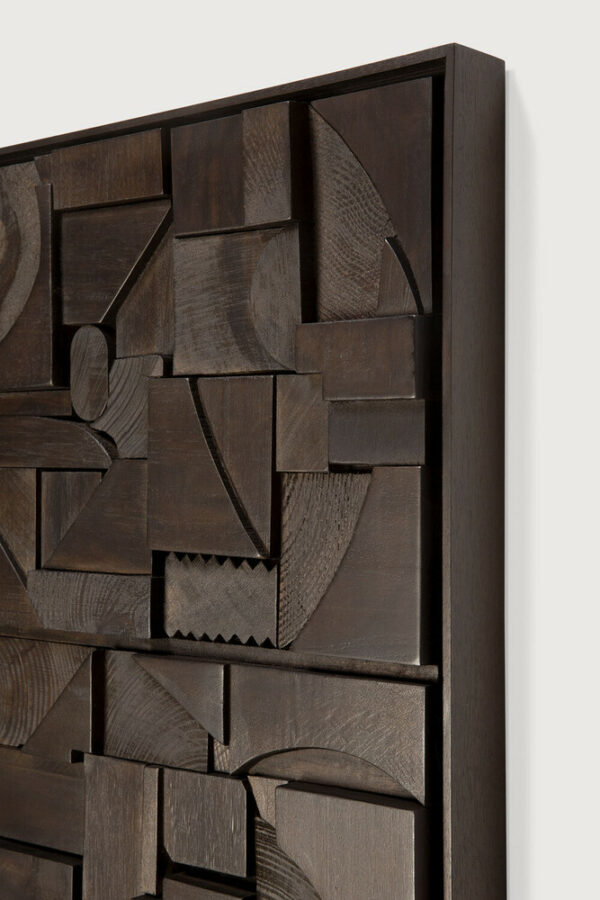 Décoration murale Briques marron - 90 x 60 cm Ethnicraft – Image 5