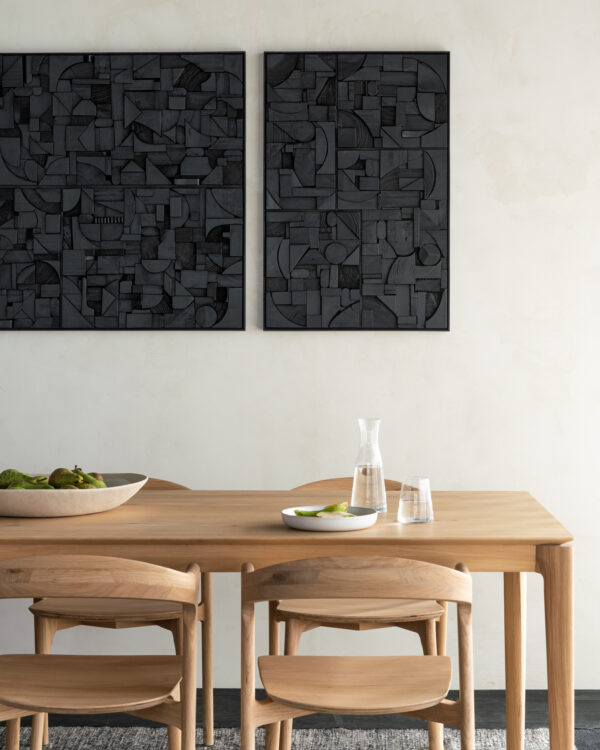 Décoration murale Briques noire - 120 x 90 cm Ethnicraft – Image 10