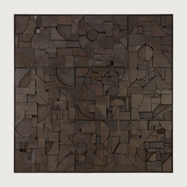 Décoration murale Briques marron - 100 x 100 cm Ethnicraft