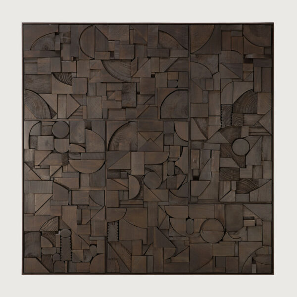 Décoration murale Briques marron - 100 x 100 cm Ethnicraft