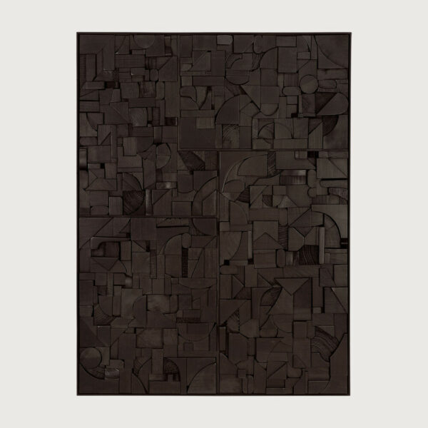 Décoration murale Briques noire - 120 x 90 cm Ethnicraft
