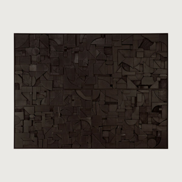 Décoration murale Briques noire - 120 x 90 cm Ethnicraft