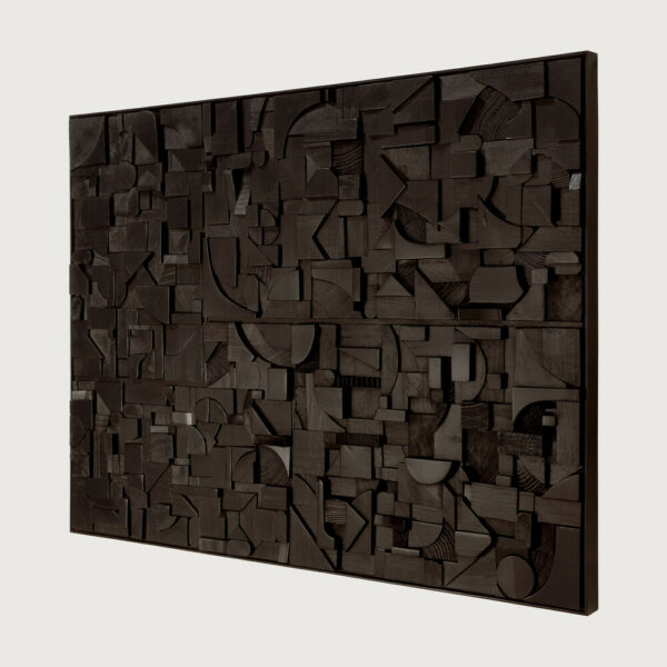 Décoration murale Briques noire - 120 x 90 cm Ethnicraft – Image 4