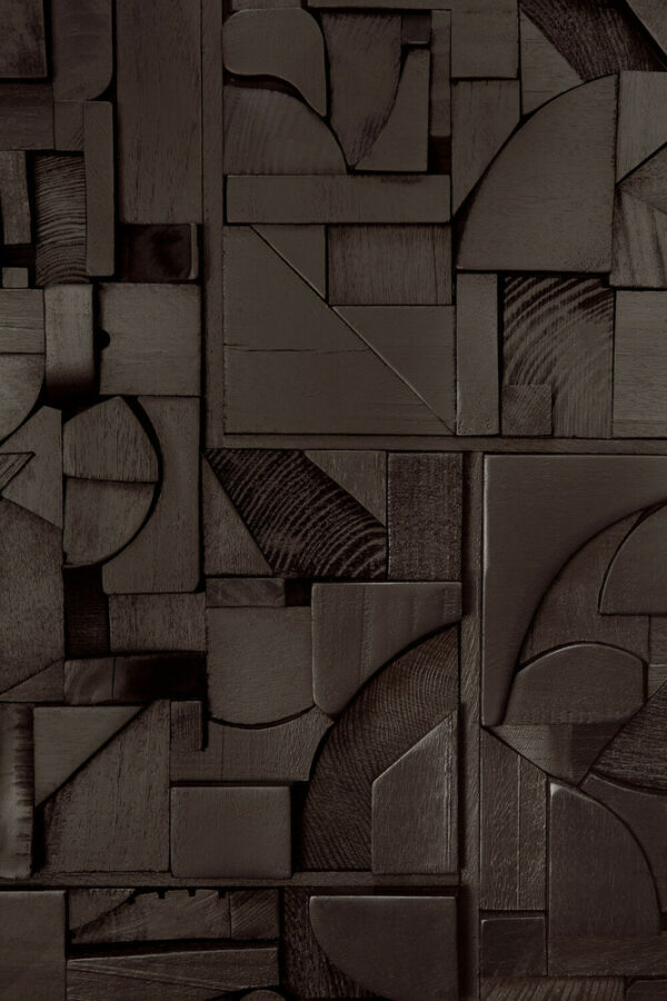 Décoration murale Briques noire - 120 x 90 cm Ethnicraft – Image 6