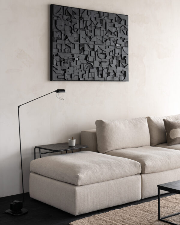 Décoration murale Briques noire - 120 x 90 cm Ethnicraft – Image 8