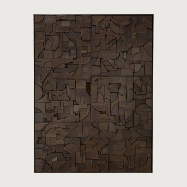 Décoration murale Briques marron foncé - 120 x 90 cm Ethnicraft
