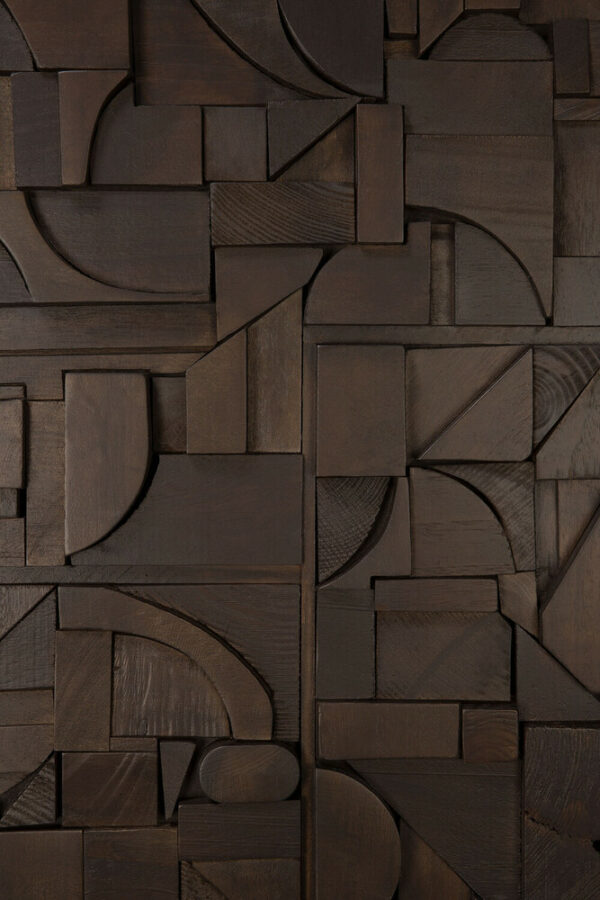 Décoration murale Briques marron foncé - 120 x 90 cm Ethnicraft – Image 6