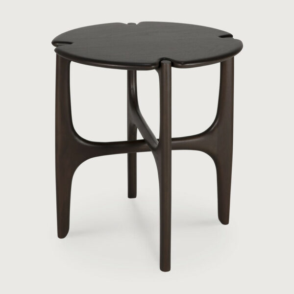Table d'appoint ronde PI - acajou vernis - brun foncé - ∅ 47 x H 50 cm - Ethnicraft