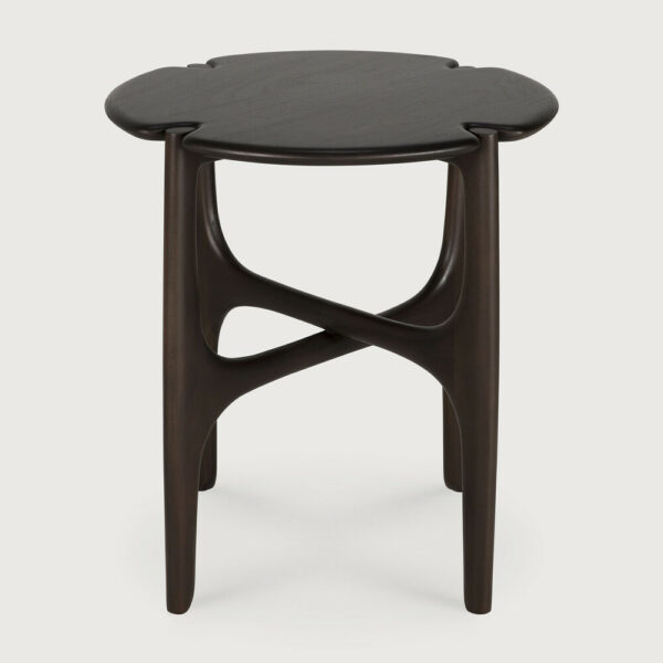 Table d'appoint ronde PI - acajou vernis - brun foncé - ∅ 47 x H 50 cm - Ethnicraft