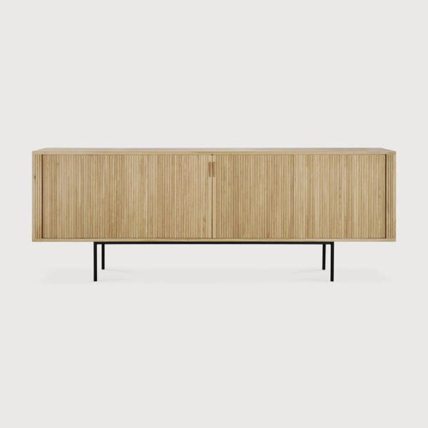Buffet Roller Max - chêne massif finition huilée - 2 portes coulissantes - 224 x 45x H 80 cm - Ethnicraft