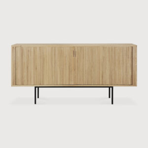 Buffet Roller Max - chêne massif finition huilée - 2 portes coulissantes - 168 x 45x H 80 cm - Ethnicraft