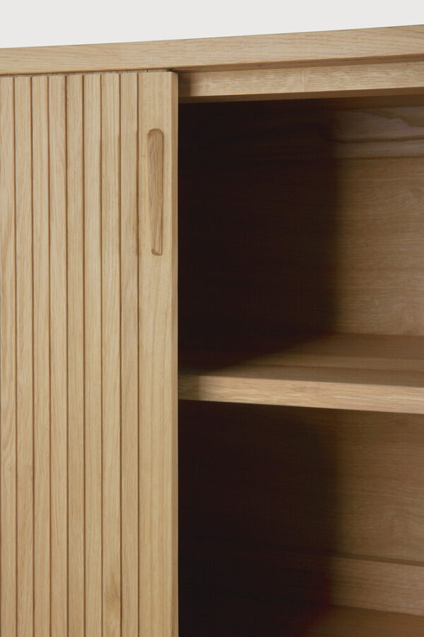 Buffet Roller Max - chêne massif finition huilée - 2 portes coulissantes - 168 x 45x H 80 cm - Ethnicraft – Image 8