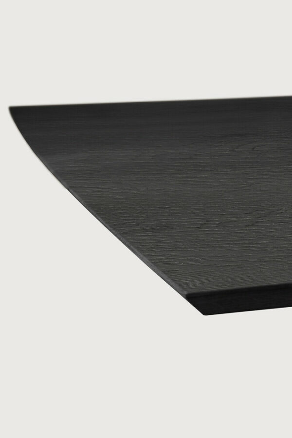 Table Mikado en chêne brossé teinté noir finition vernie 280 x 110 x H 76 cm Ethnicraft – Image 6