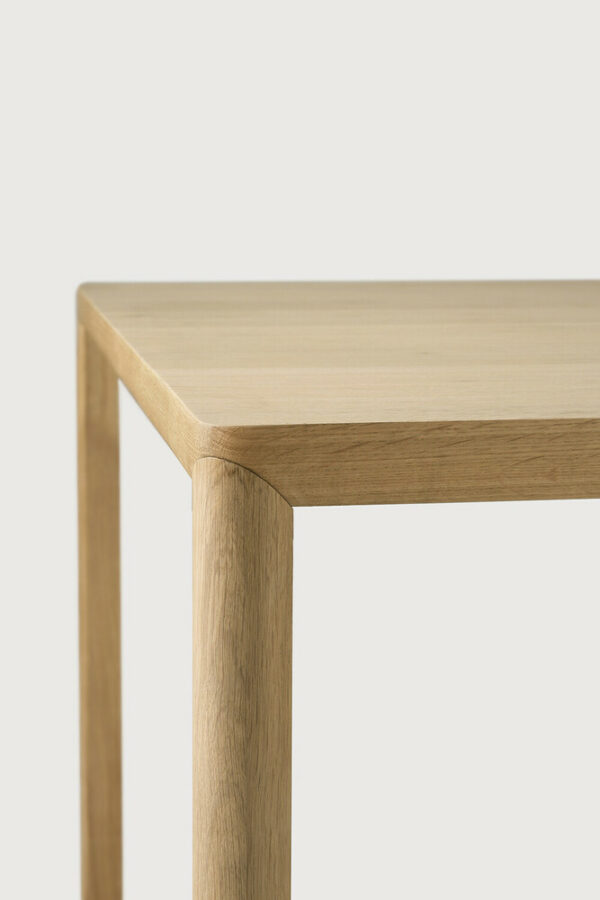 Table Air plateau plaqué chêne naturel piétement bois massif  - 140x80x76 cm Ethnicraft – Image 3