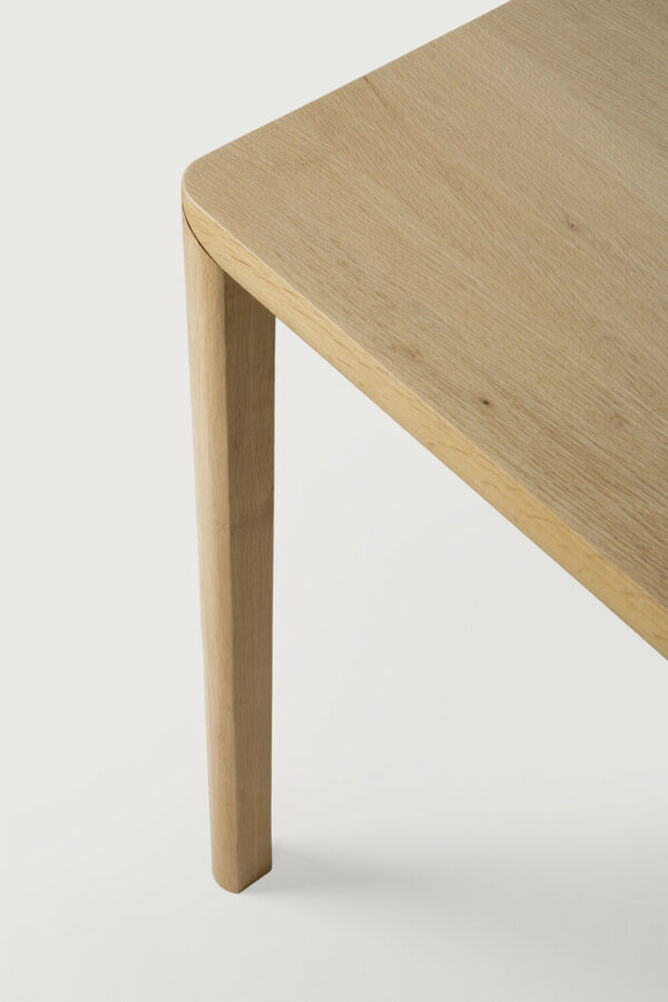 Table Air plateau plaqué chêne naturel piétement bois massif  - 140x80x76 cm Ethnicraft – Image 4