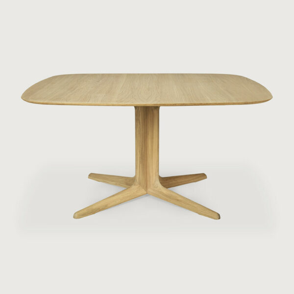 Table carrée CORTO - chêne massif finition huilée - 150 x 150 x H 76 cm Ethnicraft