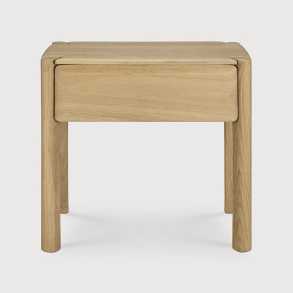 Table de chevet PI 1 tiroir intégré - Chêne massif finition huilée- 60x38x53 cm -Ethnicraft