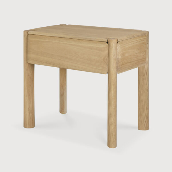 Table de chevet PI 1 tiroir intégré - Chêne massif finition huilée- 60x38x53 cm -Ethnicraft